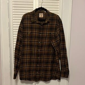 Men's Plaid Button-Up Shirt